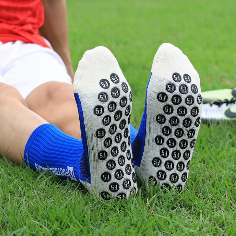 ⚽ CALCETINES DE FÚTBOL ANTIDESLIZANTES CON GRIP – PACK 4 PARES