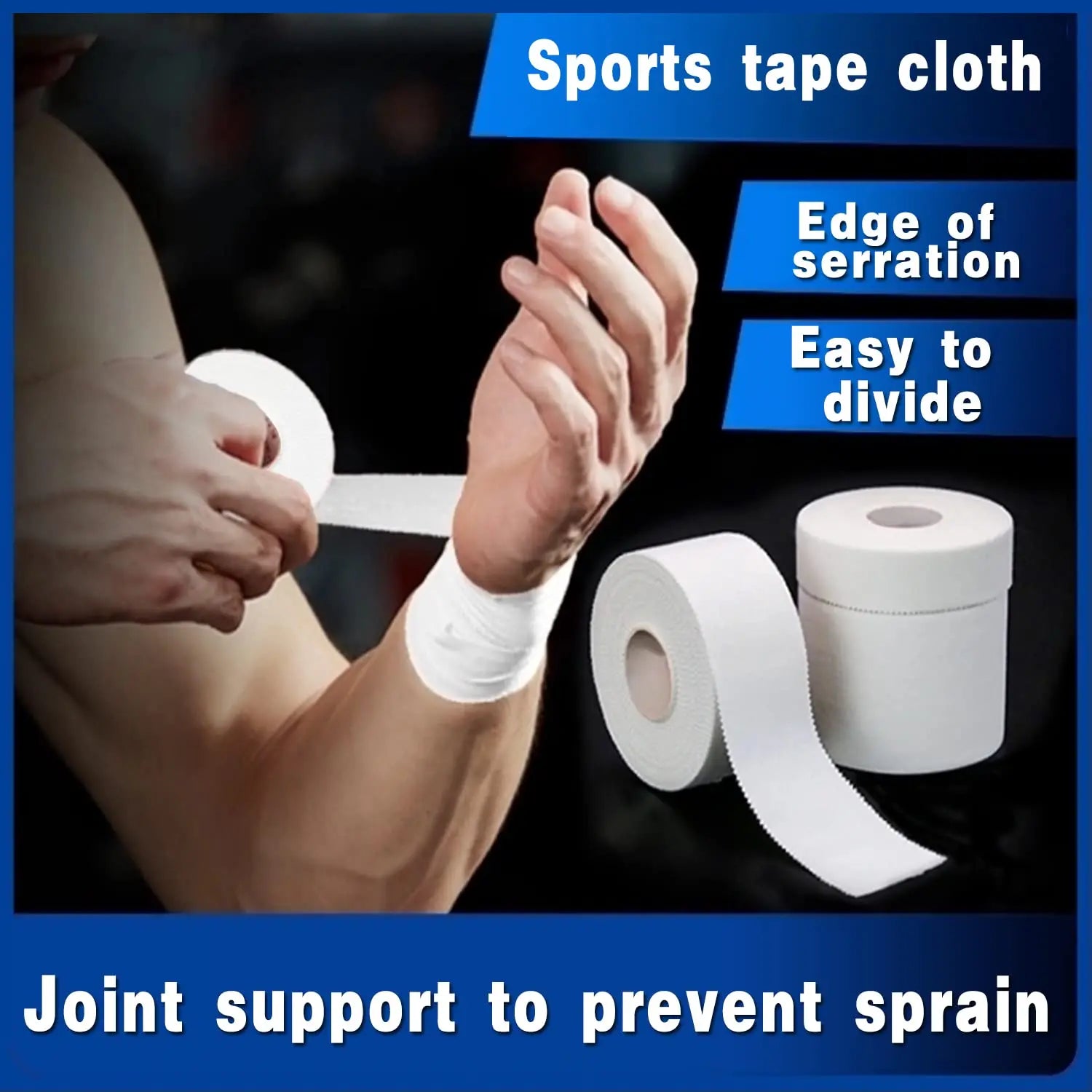 🩹 TAPE DEPORTIVO ADHESIVO 1,5” – PACK 1 / 6 UNIDADES