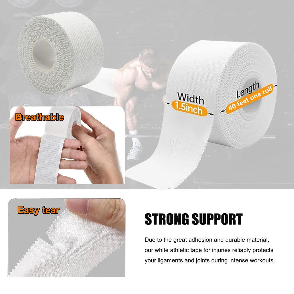 🩹 TAPE DEPORTIVO ADHESIVO 1,5” – PACK 1 / 6 UNIDADES